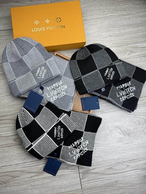 LV Scarf Hat hm16